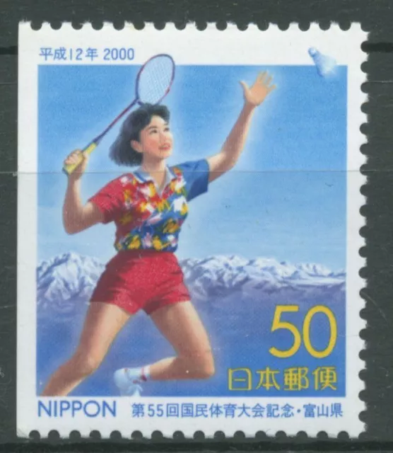 Japan 2000 Präfektur Toyama Badminton 3028 Dl postfrisch
