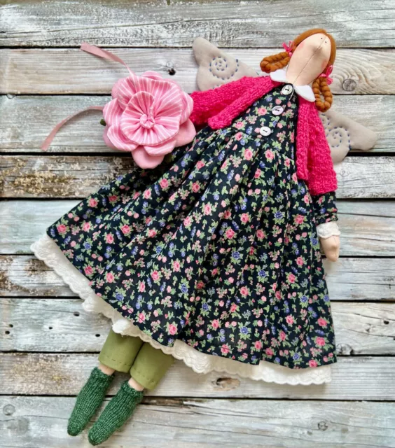 Poupée Garden Angel Tilda Сharming Handicraft textile Doll