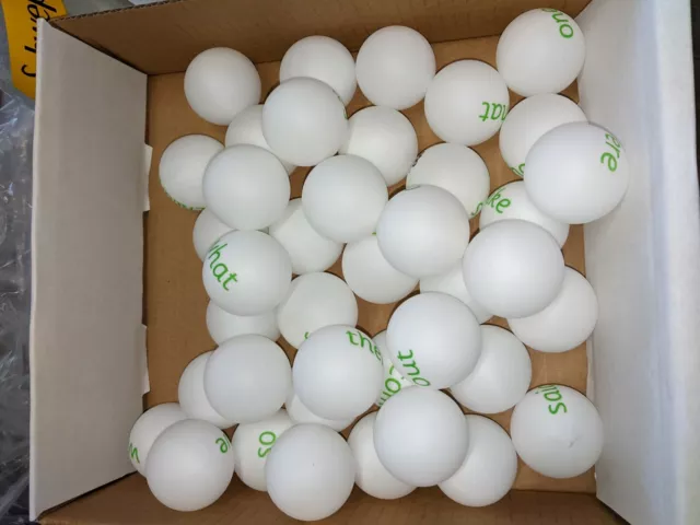 40 Ping Pong Balls Table Tennis