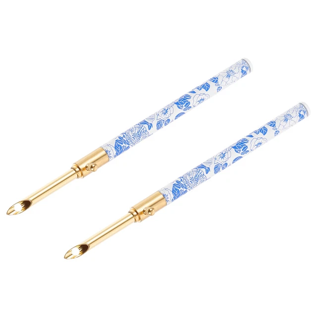 2 Pcs Sticknadel Stickzubehör Nähnadeln DIY-Werkzeuge Selbstgemacht