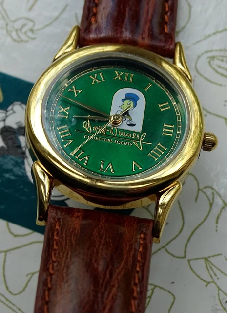 WDCC Jimmy Cricket 1997 Collectors Fossil Watch Disney Classics Collection NEW WDCC Jimmy Cricket 1997 Collectors Fossil Watch Disney Classics Collection NEW