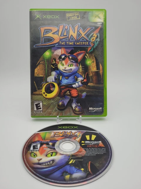 BLINX THE TIME Sweeper Keychain Figure Microsoft 2002 ‎Xbox Toy
