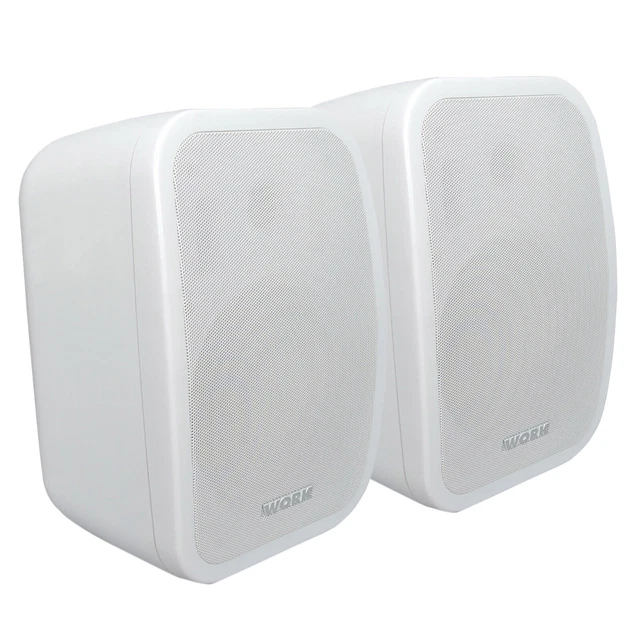 WORKPRO NEO 6A Active/Passive Wall Mounted Loudspeakers (Pair) White