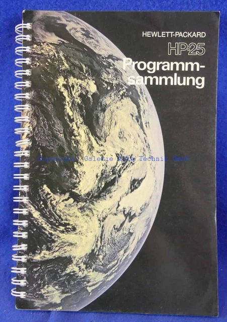 HP-25 Programmsammlung - geodätische Instrumente - Saml. Lausen - 1079