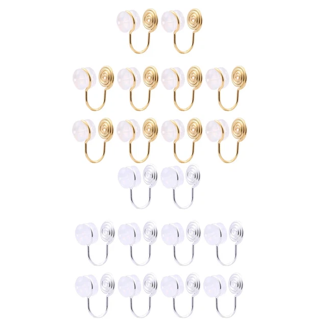 10x Ohrclips Konverter Schmuckherstellung Handgemachtes Metall für Mädchen