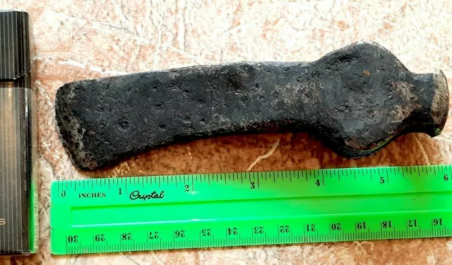 Vintage Axe mini small antique handicraft Ancient Viking Artifact Warrior 410 g