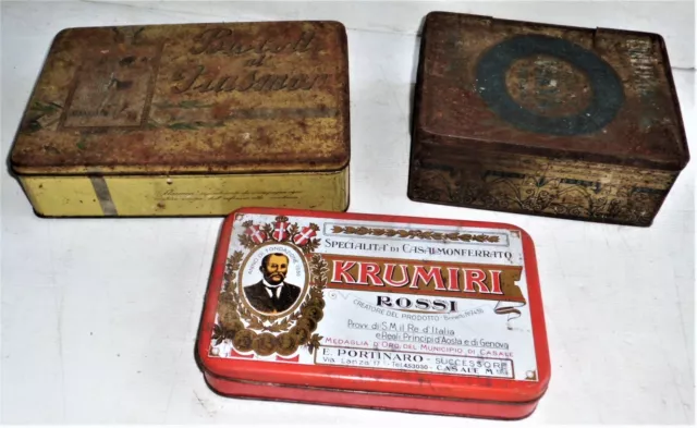 Stock 3 Scatole Latta Plasmon, Krumi, Manna