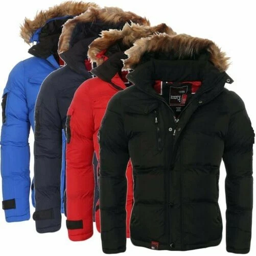 GEOGRAPHICAL NORWAY HOMME Veste Hiver Doudoune Parka Chaud Veste  D'Extérieur EUR 69,90 - PicClick FR