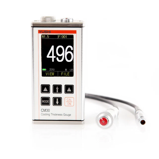 YUSHI CM30F Waterproof Coating Thickness Gauge 0-3000μm IP68 CE Certificated