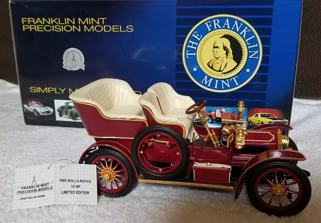 FRANKLIN MINT 1905 Rolls Royce 10 HP Limited Edition 0321
