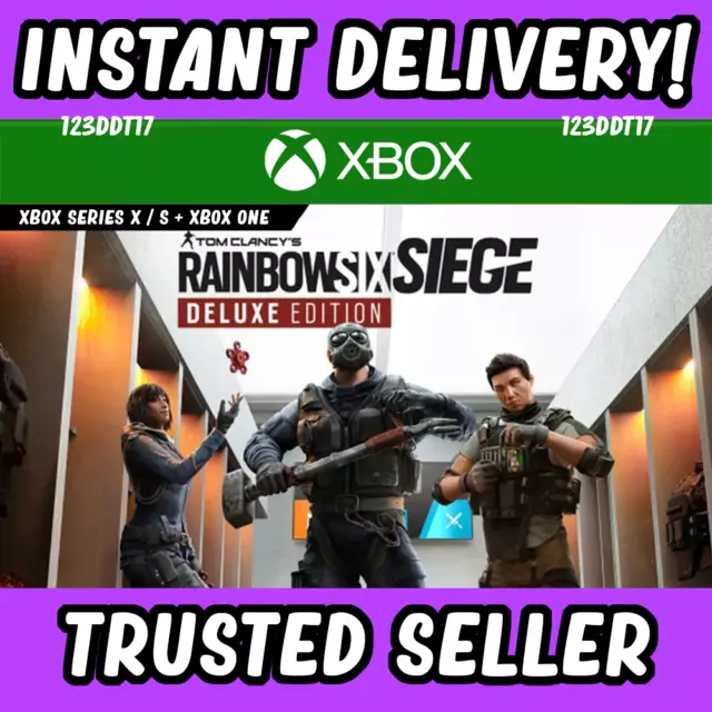 Tom Clancy's Rainbow Six Siege Deluxe Edition Xbox One Series X|S Game Code [UK]