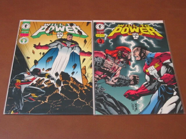 Will To Power # 1 - 8 Vf-Nm Complete Run Dark Horse Comics Govt Superhero 1994 8
