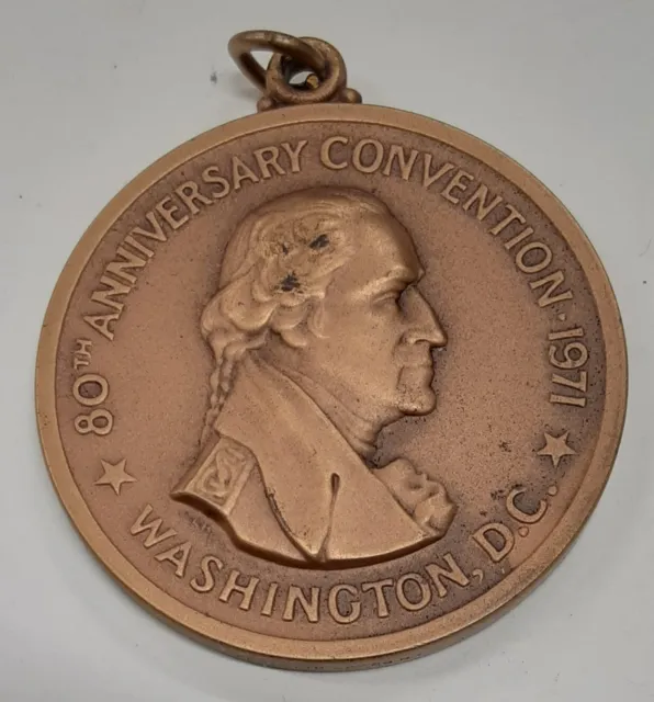 1971 80th ANA Convention in Washington DC  Souvenir Bronze Medal by MACo