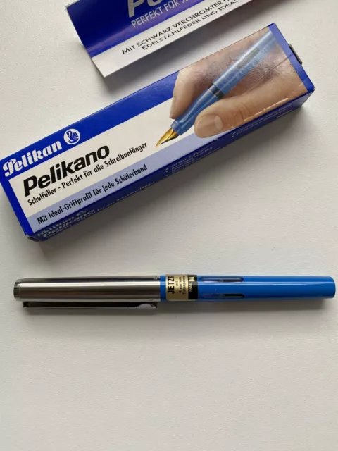 Pelikan Pelikano P450 Modell 7S Füllfederhalter, Schulfüller, blau, 1996-2000