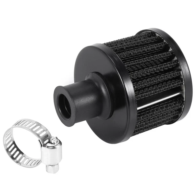 13mm Oil  Breather Cold Air  Fuel Crankcase Engine for Car Color:Silver Y4V8