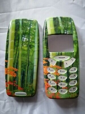Green Forestry Nokia 3310 / 3330 Fascia Front and Back Cover Housing Keypad
