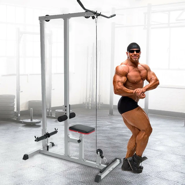 LAT PULL DOWN Machine Multifunction Low Row Bar Cable Fitness Body Workout US 189.12 PicClick LAT PULL DOWN Machine Multifunction Low Row Bar Cable Fitness Body Workout US 189.12 PicClick
