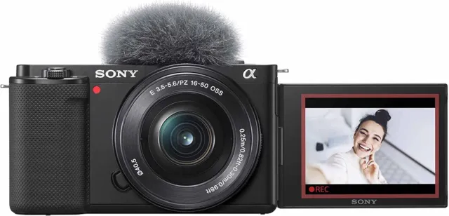 Sony Alpha ZV-E10L Kit 16-50mm APS-C spiegellose Wechselobjektiv-Vlog-Kamera NEU