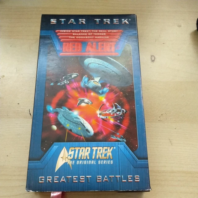 STAR TREK THE Original Series Red Alert Greatest Battles PAL VHS