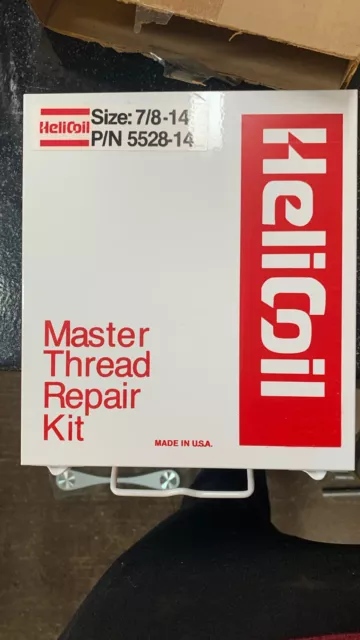 Heli-Coil 5528-14 Thread Repair Kit,304 Ss,7/8-14,6 Pcs 3