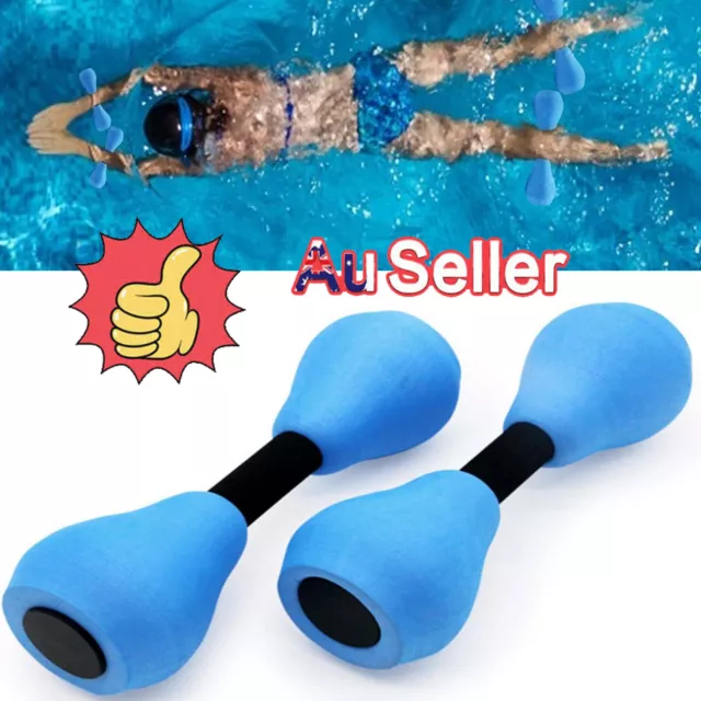 Water Yoga Aquatic Barbell Aerobics Dumbbell Pool Aqua Exercise Fitness Train 2X