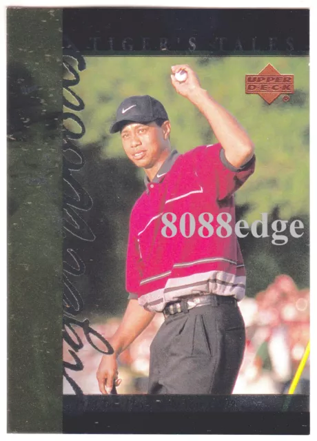 2001 Upper Deck Ud Golf Tiger's Tales: Tiger Woods #Tt18 Rookie Year Rc Insert