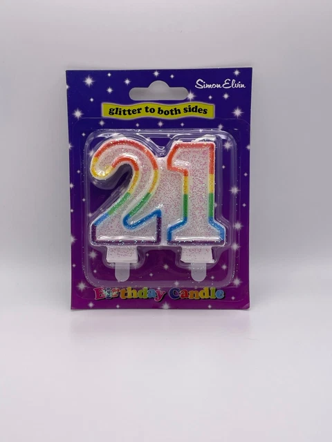 Velas de cumpleaños 21