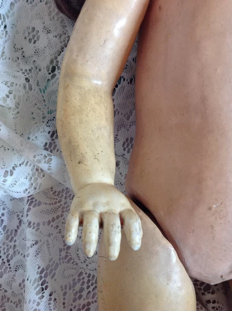 JOLIE POUPÉE ANCIENNE EN COMPOSITION - 51 cm - SANS MARQUE | eBay