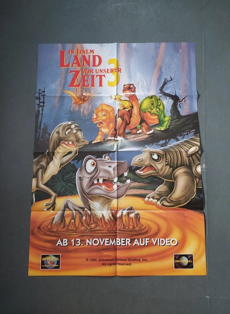 In Einem Land Vor Unserer Zeit Teil 3 DINOSAURIER IN EINEM Land vor unserer Zeit Teil 3 Filmplakat 84x60