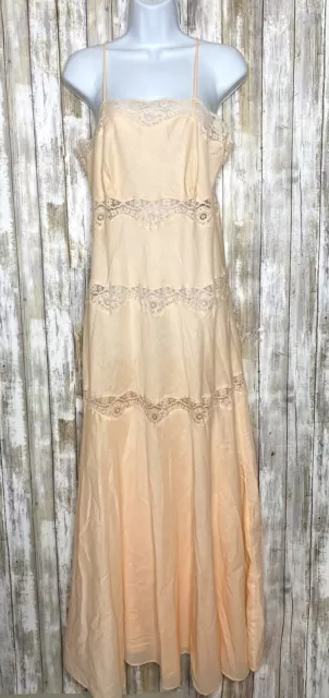 Vintage Lily Of France Size Med Lacy Nightgown Nighty
