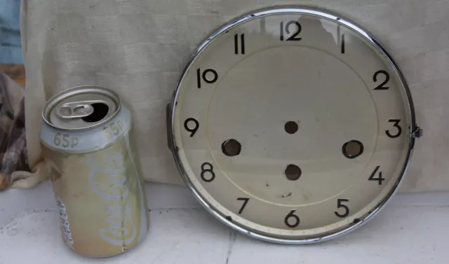 Chiming Mantel ? Clock Dial Face Bezel And Glass Door Assembley