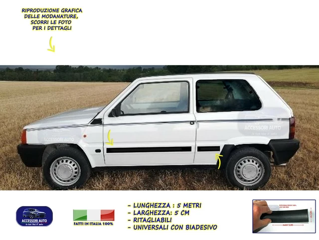 A 1076 KIT ADESIVI PROFILI LATERALI PANDA GT PER FIAT PANDA - DANY GRAPHIC & STICKERS - Foto 7