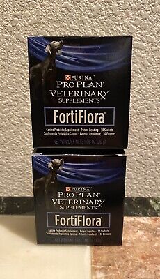 2 Boxes Purina Pro Plan Veterinary Fortiflora Dog Supplements - See description