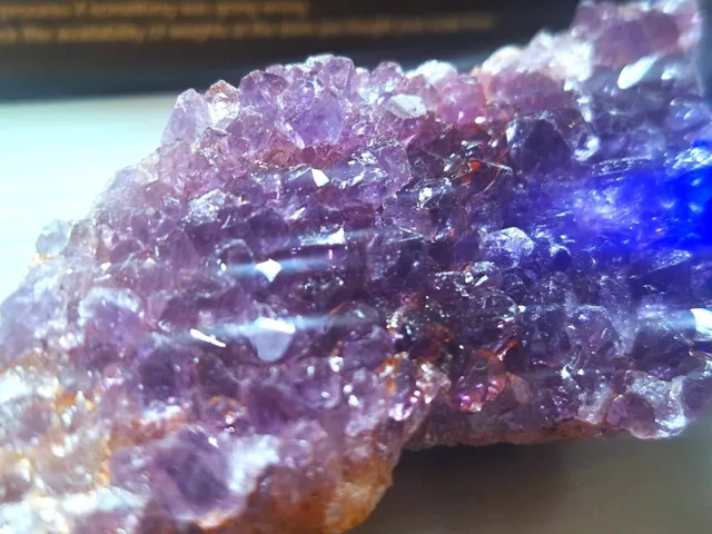 Amethyst xx Edelstein Druse Geode URUGUAY ca. 9 cm, ca. 83 g