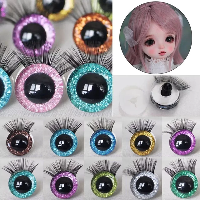 Occhi Di Sicurezza In Vetro Nero TOAOB - 100 Pezzi, 3-12 Mm Per Bambole E Peluche - Foto 10