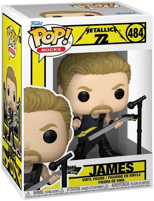 Figurine Pop ! James Hetfield - Metallica (POP ROCKS!) n°57 - Pêle