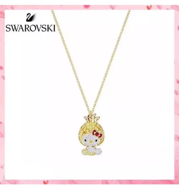 Swarovski Hello Kitty Pineapple 🍍 Necklace