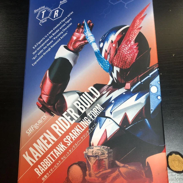 FIGURINE SHFIGUARTS KAMEN Rider Build Rabbit Tank Sparkling Form Bandai ...