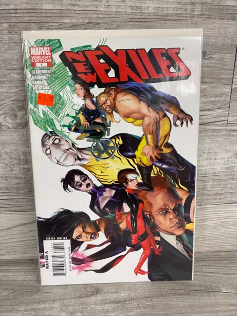Marvel Comics New Exiles #1 Modern Age 2008 - Claremont Grummett Hanna Quintana
