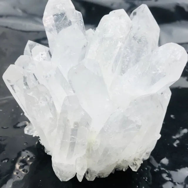 390g New Find White Phantom Quartz Crystal Cluster Mineral Specimen Healing BJ14