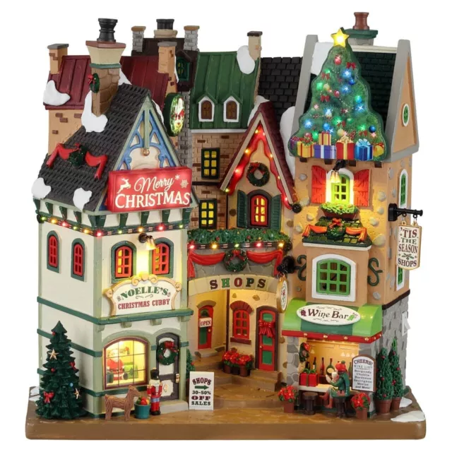 Lemax Christmas 'Tis The Season Shops - BRAND NEW - Winter Village - Snow Town 2