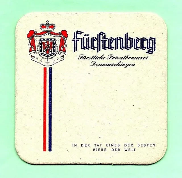 ANCIEN SOUS-BOCK Bière FÜRSTENBERG coaster bierdeckel beermat