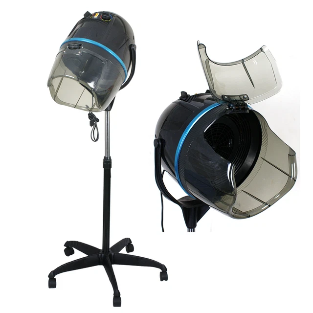 Professional Adjustable Hair Dryer Timer Swivel Hood Caster Salon w/Wheels