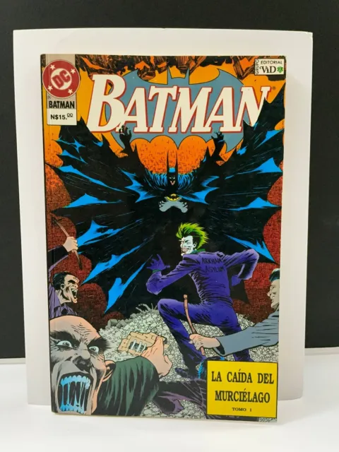 Batman #491 Knightfall TPB Spanish VID Mexico Kelley Jones Cover VG+ See Pics