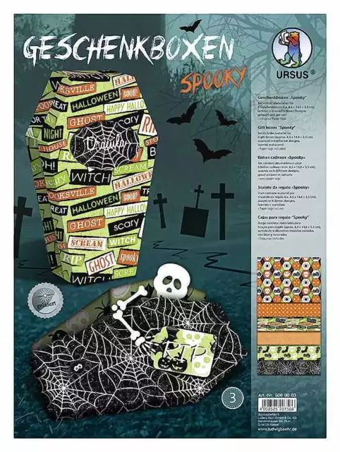 Ursus Caja Regalo Spooky 3 - Set para 6 Cajas de Regalo De Cartón Foto