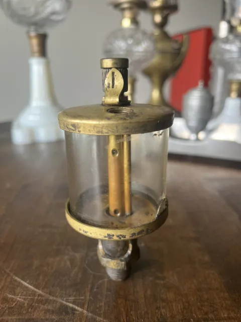 Antique Hit Miss Engine Brass Oiler