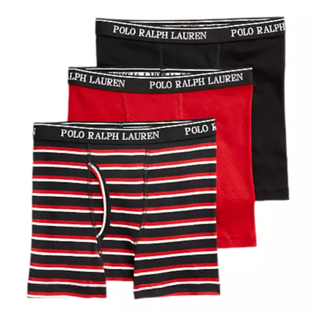 Polo Ralph Lauren Classic Fit Cotton Boxer Briefs pack of 3 Size Large