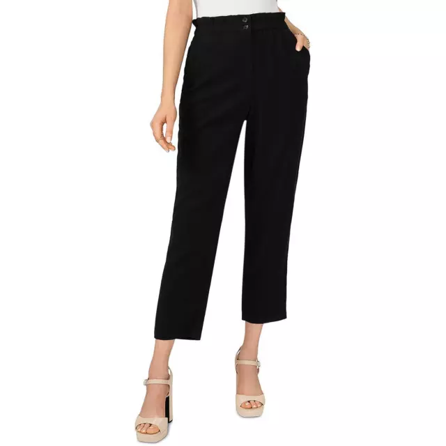Vince Camuto Womens Woven High Waist Office Paperbag Pants BHFO 4306