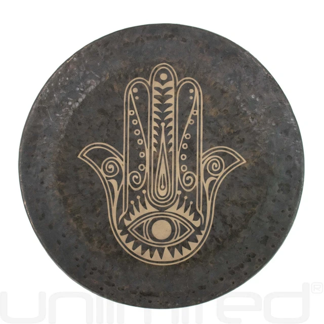 14" Hamsa Engraved Mother Tesla Gongs