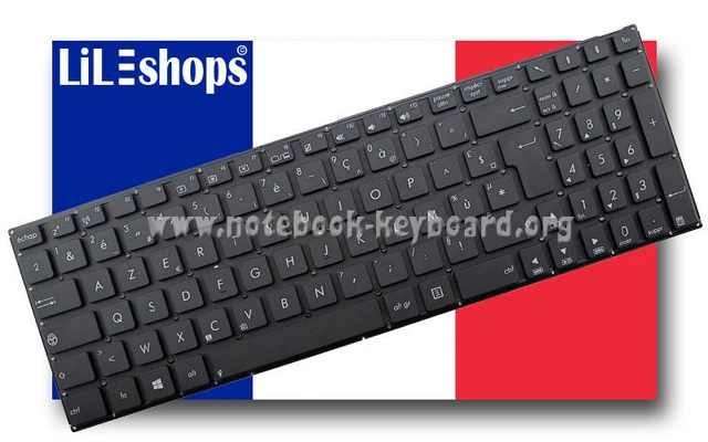 Clavier AZERTY Français Original ASUS - Référence AEEJ8F00020 / MP-10B66F06920 - Neuf Sous Blister Pour PC Portable ASUS